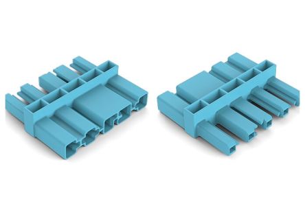 WAGO 770 Series Intermediate Coupler, 5-Pole, Female, Male, Cable Mount, 25A, IP20 [770-619]; 279-3859