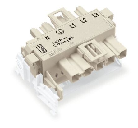 WAGO 770 Series T-Connector, 5-Pole, Cable Mount, 25A, IP20 [770-6225]; 279-3865