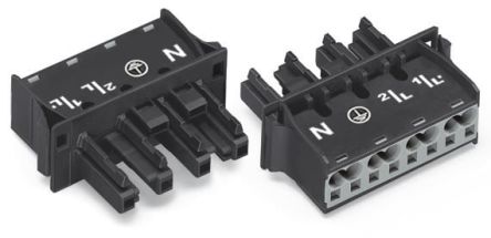 WAGO Heavy Duty Power Connector, 25A, Socket, 770 Series, 4 Contacts [770-704/009-000]; 279-3903