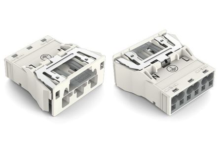 WAGO 770 Series Plug, 3-Pole, Snap-In, 25A, IP20 [770-733/007-000]; 279-3917