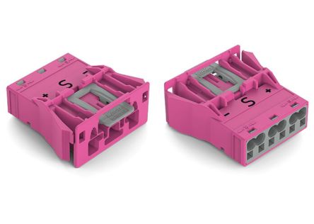 WAGO 770 Series Plug, 3-Pole, Snap-In, 25A, IP20 [770-793/082-000]; 279-3931