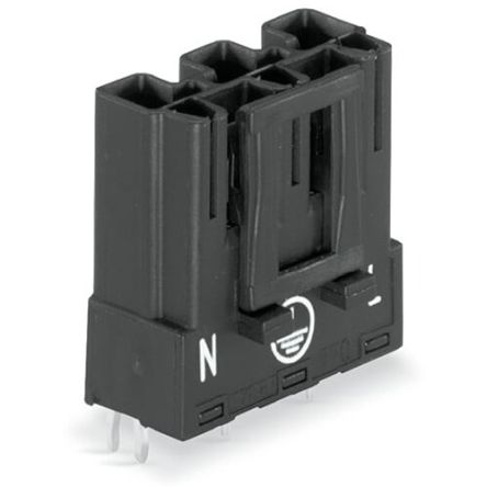 WAGO 770 Series Straight PCB PCB Header, 3 Contact(s), 10 mm Pitch, 1 Row(s), Shrouded [770-813]; 279-3939