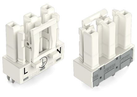 WAGO 770 Series Straight PCB Mount PCB Socket, 3-Contact, 1-Row, 10mm Pitch, Cage Clamp Termination [770-823]; 279-3946