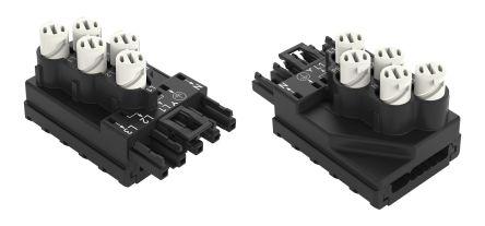 WAGO 772 Series Tap-Off Module, 5-Pole, Cable Mount, 25A, IP20 [772-262]; 279-3983