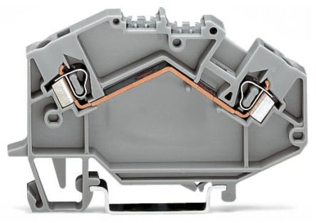 WAGO 780-601 780 Series Grey, 2.5mm², 1-Level, Cage Clamp Termination, CSA [780-601]; 279-4003