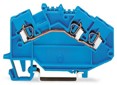 WAGO 780-651 780 Series Blue, 2.5mm², 1-Level, Cage Clamp Termination, CSA [780-651]; 279-4012