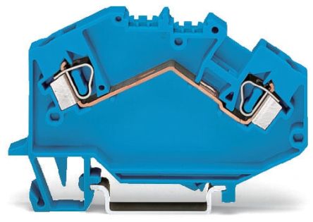 WAGO 781-604 781 Series Blue, 4mm², 1-Level, Cage Clamp Termination, CSA [781-604]; 279-4023