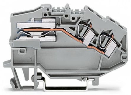 WAGO 781-653 781 Series Grey, 4mm², 1-Level, Cage Clamp Termination, CSA [781-653]; 279-4031