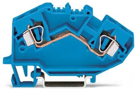 WAGO 782-604 782 Series Blue, 6mm², 1-Level, Cage Clamp Termination, CSA [782-604]; 279-4039
