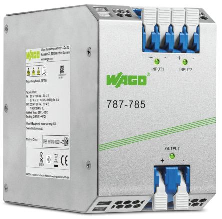 WAGO Power Supply Redundancy Module, 787 Series [787-785/000-040]; 279-4131