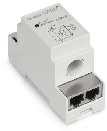 WAGO 857 Series Signal Conditioner, Current Input, RS-485 Output, 24V dc Supply [789-620]; 279-4267