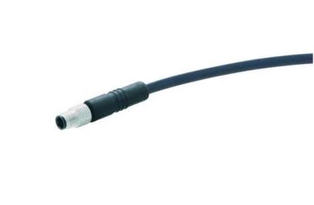 HARTING Straight Male 4 way M5 to Cable, 2m [21340300413020]; 279-4367