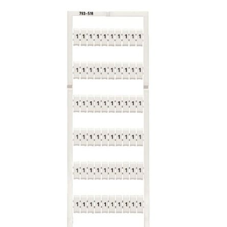 WAGO, 793 Marker Card for use with  for use with Terminal Blocks [793-518]; 279-4416