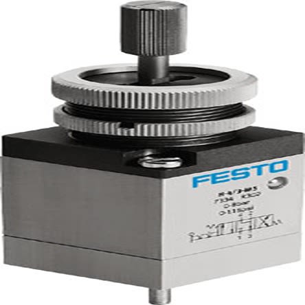 Festo Lever 4/3 Exhausted Pneumatic Manual Control Valve H-4 Series, Metric M5, M5, 7334 [H-4/3-M5]; 279-5315