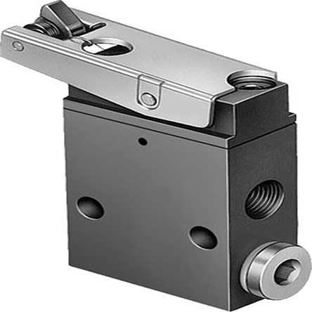 Festo Toggle Lever 3/2 Open, Single Solenoid Pneumatic Control Valve LOS Series, G 1/8, G 1/8, 2950 [LOS-3-1/8]; 279-5347