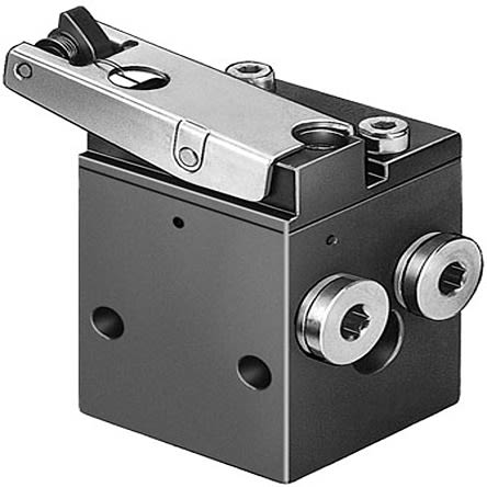 Festo Toggle Lever 3/2 Way, Closed, Monostable Pneumatic Control Valve LS Series, G 1/8, G 1/8, 3416 [LS-4-1/8]; 279-5349