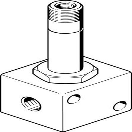 Festo 2/2, Closed, Monostable Solenoid Valve - Electrical Metric M5 MFH Series, 4573 [MFH-2-M5]; 279-5353