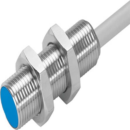 Festo Inductive Threaded Barrel Proximity Sensor, M12, 4 mm Detection, NPN NC, 10 → 30 V dc [SIEH-M12B-NO-K-L]; 279-5527