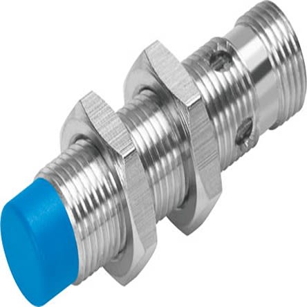 Festo Inductive Threaded Barrel Proximity Sensor, M12, 4 mm Detection, NPN NC, 10 → 30 V dc [SIEN-M12NB-NO-S-L]; 279-5571