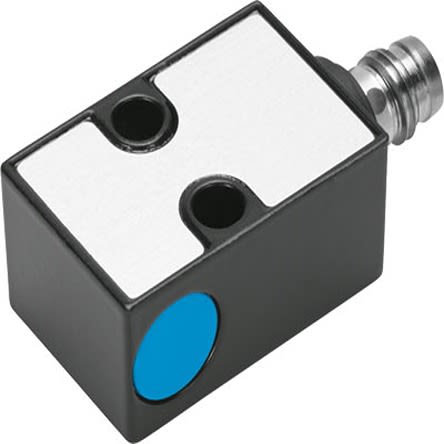 Festo Inductive Block Proximity Sensor, 2 mm Detection, PNP NO, 10 → 30 V dc [SIES-V3B-PS-S-L]; 279-5636
