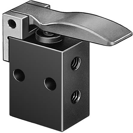 Festo Lever 3/2 Way Valve, Monostable Pneumatic Manual Control Valve TH Series, Metric M5, M5, 6758 [TH-3-M5]; 279-5648