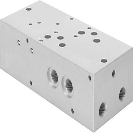 Festo VABP series G 1/8 Sub Base for use with Valve Terminal, 2605074 [VABP-S3-26V1G-G18-2]; 279-5702