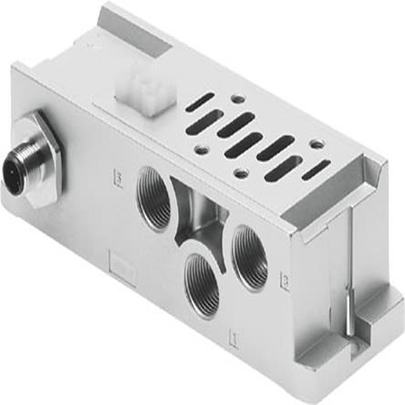 Festo VABS series Sub Base for use with Valve Terminal VTSA, 8033160 [VABS-S2-1S-G38-B-R3-EX1E]; 279-5706