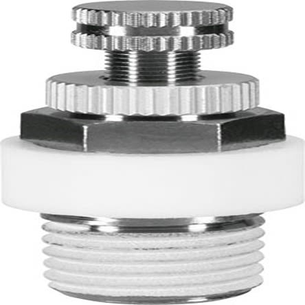 Festo VFFK Nickel Plated Brass 10bar Pneumatic Silencer, Threaded, M7 Male [VFFK-C-K-M7-P]; 279-5716