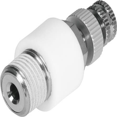 Festo VFFK Nickel Plated Brass 10bar Pneumatic Silencer, Threaded, R 1/4 [VFFK-C-K-R14-P]; 279-5717