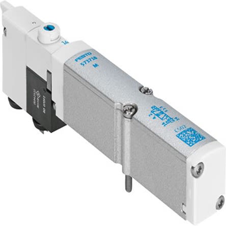 Festo 2x2/2 Closed, Monostable Solenoid Valve - Electrical VMPA Series 24V dc, 578820 [VMPA14-M1HF-DS-PI]; 279-5734