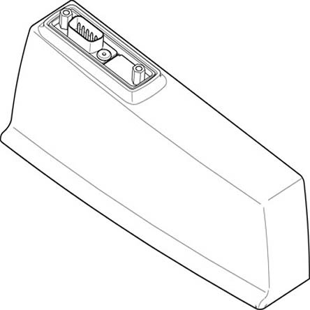 Festo VMPAC series G 3/8 End Plate for use with Valve Terminal MPA-C, 576561 [VMPAC-EPL-IP]; 279-5765