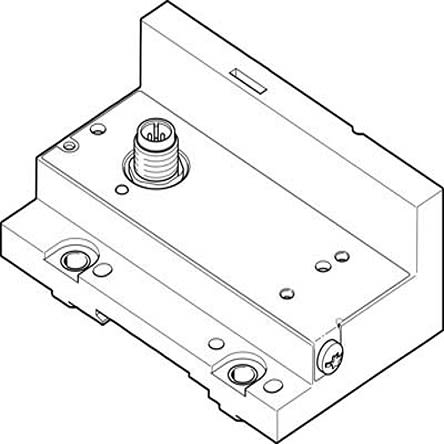 Festo VMPAL series 32 station M12 End Plate for use with Valve Terminal MPA-L, 575667 [VMPAL-EPL-IPO32]; 279-5928