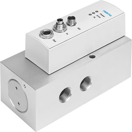 Festo 5/3 Way Proportional Directional Control Valve, Closed Pneumatic Control Valve VPWP Series, G 3/8, G 3/8, 1552544 [VPWP-10-L-5-Q-10-E-G-EX1]; 279-6029