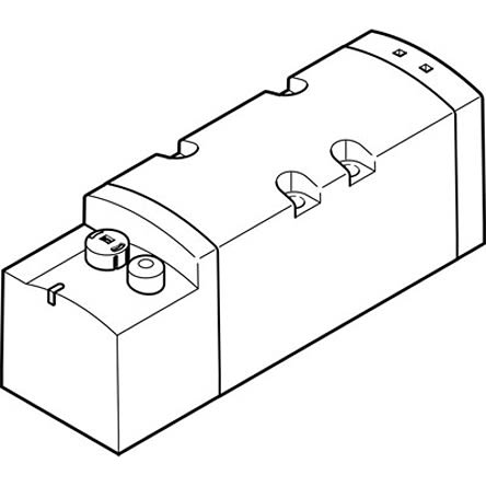 Festo 5/2, Monostable Solenoid Valve - Electrical G 1/2 VSVA Series 24V dc, 8034971 [VSVA-B-M52-AZH-D2-1T1L]; 279-6064