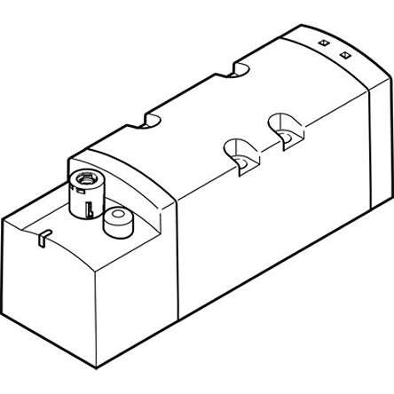 Festo 5/2, Monostable Solenoid Valve - Electrical G 1/2 VSVA Series 24V dc, 8034956 [VSVA-B-M52-AZTR-D2-1T1L]; 279-6067