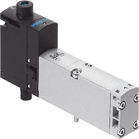 Festo 5/2 Way, Monostable Solenoid Valve - Electrical G 1/8 VSVA Series 24V dc, 8033471 [VSVA-B-M52-MZH-A2-1T1L]; 279-6088