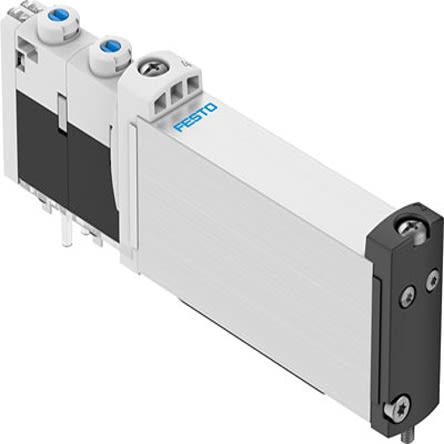 Festo 2x3/2, Closed, Monostable Solenoid Valve - Electrical VUVG Series 24V dc, 8041961 [VUVG-B14-T32C-MZT-F-1T1L-EX2C]; 279-6285