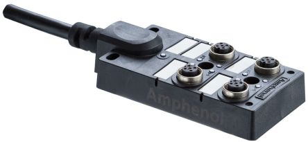 M Series M12 Distribution Box 4 Ports 4A [DB12-5A4CAB-DPS7B03]; 279-6795