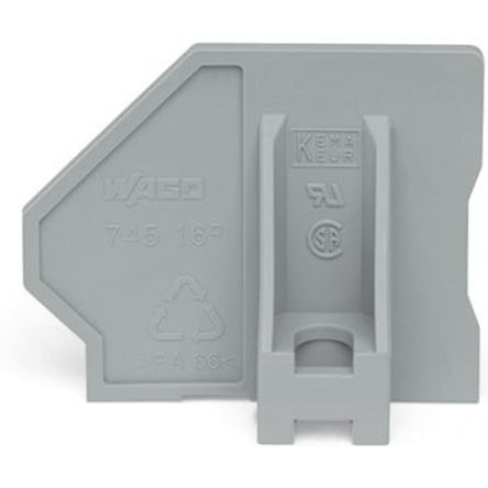WAGO 745 Series End Plate for Use with Terminal Block, CSA [745-545]; 279-7321