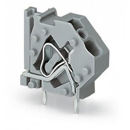 WAGO 745 Series PCB Terminal Block, 1-Contact, 7.5mm Pitch, PCB Mount, 1-Row, Cage Clamp Termination [745-814]; 279-7339