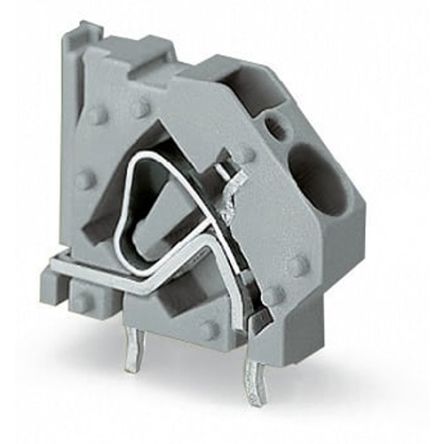 WAGO 745 Series PCB Terminal Block, 1-Contact, 7.5mm Pitch, PCB Mount, 1-Row, Cage Clamp Termination [745-837]; 279-7344