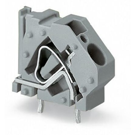WAGO 745 Series PCB Terminal Block, 1-Contact, 10mm Pitch, PCB Mount, 1-Row, Cage Clamp Termination [745-841]; 279-7345