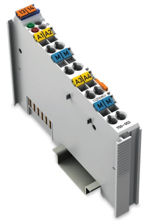 WAGO 750 Series Analogue Output Module for Use with PLC, Analogue, 24 V dc [750-553]; 279-7462
