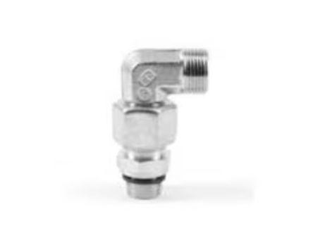 Parker Hydraulic Swivel Nut Elbow 24° Cone Male to 24° Cone Male, EW10LREDCF [EW10LREDCF]; 279-8427