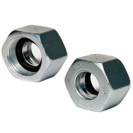 Parker, Self-Colour Steel Hex Nut, M24x1.5 [FM16SVITCF]; 279-8529
