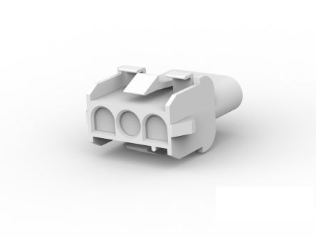 TE Connectivity, Universal MATE-N-LOK Receptacle Connector Housing, 6.35?mm Pitch, 3 Way, 1 Row Horizontal [1-480701-0]; 279-8753