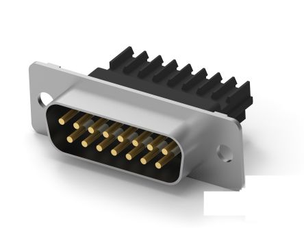 TE Connectivity AMPLIMITE HDE 2 Way Horizontal Cable Mount D-sub Connector Plug, 2.77?mm Pitch [1-745494-5]; 279-8755