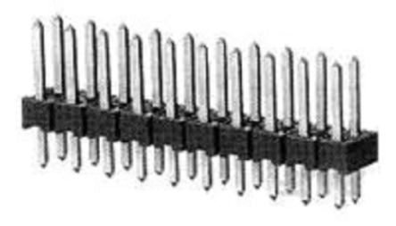 TE Connectivity AMPMODU Headers Series Vertical Board Pin Header, 26 Contact(s), 2.54 mm Pitch, 2 Row(s), Unshrouded [1-826632-3]; 279-8757