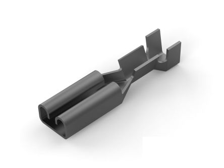 TE Connectivity, FASTON 110 Receptacle Crimp Quick Disconnect Terminal, Brass, Uninsulated, Tin 0.32 → 0.51 mm² [5-160321-2]; 279-8775