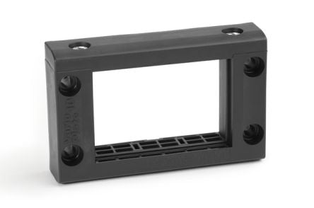 HellermannTyton Glass Fibre Reinforced, Polyamide Cable Trunking Frame, 21 x 61 x 96.5mm, VarioPlate Cable Entry System [440-00001 VARIOPLATE-10_FRAME-PA66GF25-BK]; 279-9068